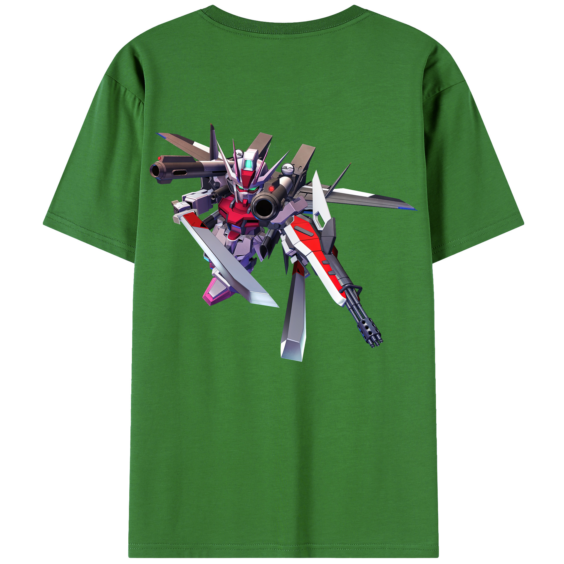 （画像用） 機動戦士ガンダム Mobile Suit Gundam レディース半袖Tシャツ(バックプリント)